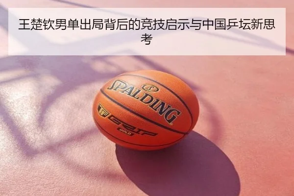 王楚钦男单出局背后的竞技启示与中国乒坛新思考